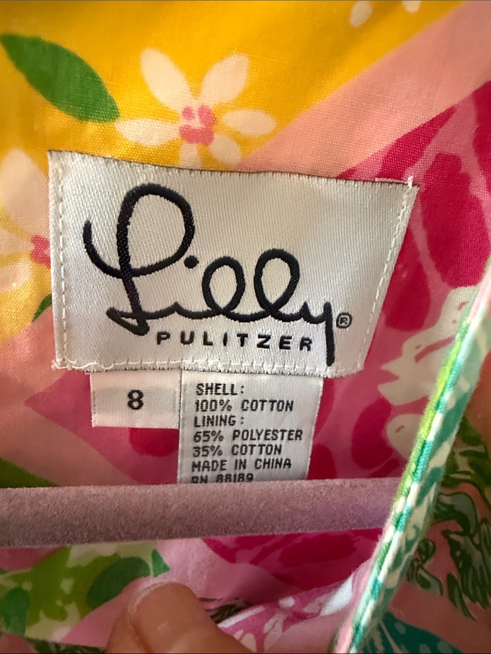 Lilly Pulitzer Pink, Yellow & Teal Patchwork Halter Dress - Picture 2 of 5